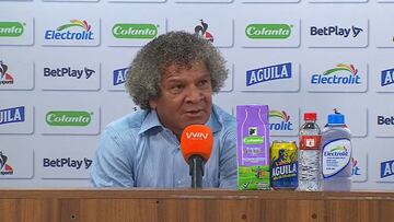Alberto Gamero, DT de Millonarios, analiza la derrota contra América.