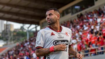 Edwin Cardona en un partido de América de Cali.