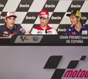 Rossi y Márquez se citan
en la última curva de Jerez