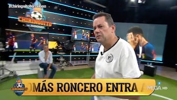 Es historia viva de la televisión y gozo madridista en vena: así entró Roncero en 'El Chiringuito'