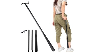 Este bastón con calzador es la mejor ayuda para la movilidad de personas mayores o con dolencias crónicas