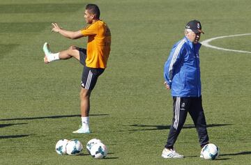 Casemiro y Ancelotti.