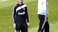 Guti vuelve a entrenar en el gimnasio