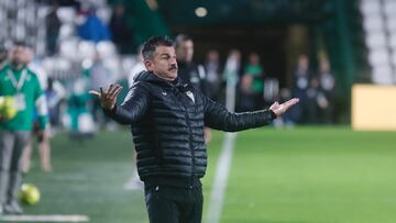 Ania, durante el Córdoba-Dépor.