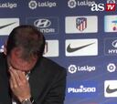 Godín no pudo contener la emoción: rompió a llorar en pleno discurso de despedida