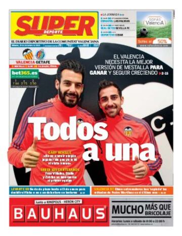 Portadas de la prensa mundial