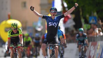 El conjunto Sky domin&oacute; la primera etapa del Tour de los Alpes.