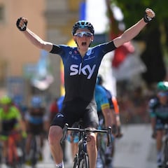 Geoghegan Hart estrena palmarés y liderato en los Alpes