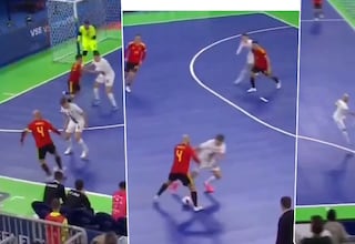 El fútbol sala es tremendo: vean al ‘nuevo Ricardinho’ cómo la revienta en el Europeo estando un poco pasado de peso