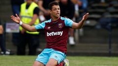 Chicharito Hernández jugó sus primeros minutos con West Ham