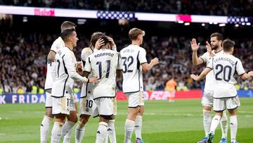 11/11/23 PARTIDO PRIMERA DIVISION 
REAL MADRID - VALENCIA 
ALEGRIA GOL 5-0 RODRYGO GOES 