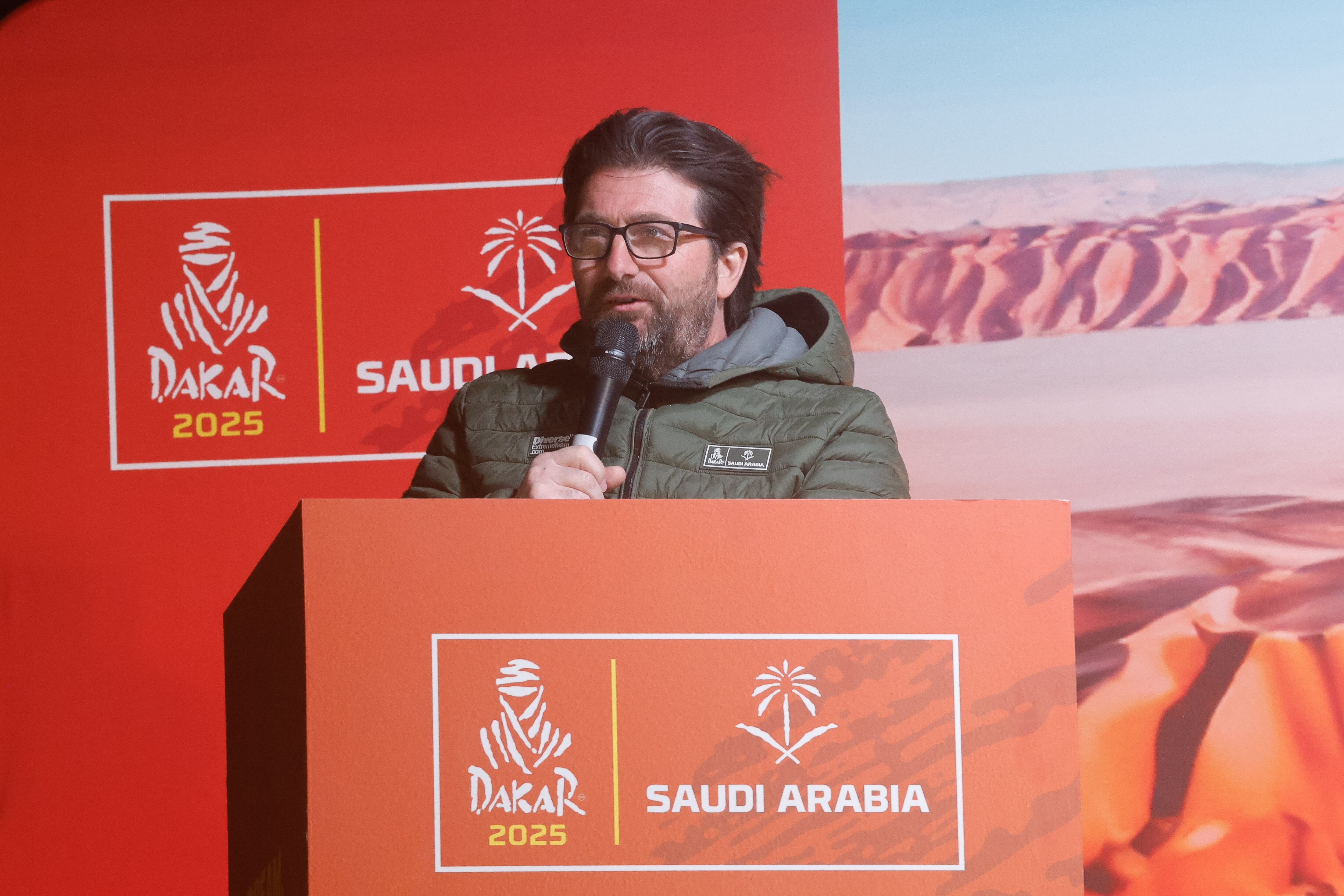 David Castera, director del Dakar, en la edición de 2025.