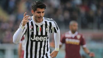 Morata, nuevo jugador de la Juventus.