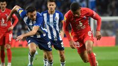 Samuel Lino, durante el partido contra el Oporto. 