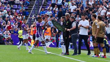 Valladolid 21/9/2024. Jornada seis de liga EA Sport. Temporada 2024 2025. Real Valladolid C.F. - Real Sociedad. Machis. Photogenic/Miguel Ángel Santos