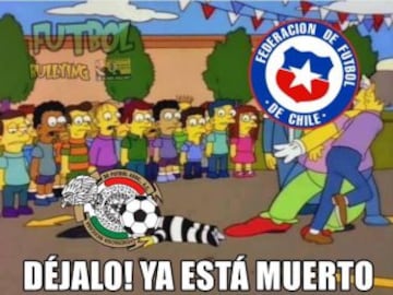 Los 35 mejores memes de la goleada de Chile a México