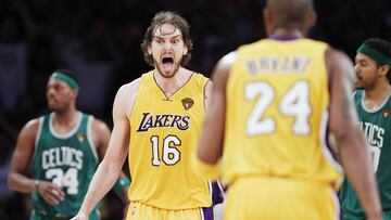 Gasol: "Sería un honor que los Lakers me retiren la camiseta"