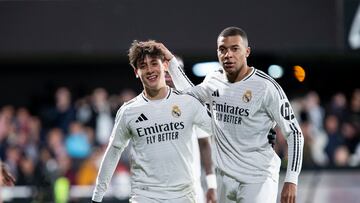 04/01/25 COPA DEL REY
PARTIDO UNICO DIECISEISAVOS
DEPORTIVA MINERA - REAL MADRID
QUINTO GOL ARDA GULER 0-5 ALEGRIA KYLIAN MBAPPE