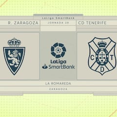 Resumen y gol del Zaragoza vs Tenerife de LaLiga SmartBank