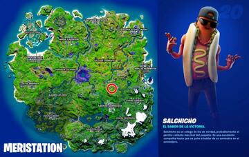 Ubicación del personaje Salchicho