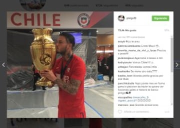 El festejo de la Roja en las redes sociales