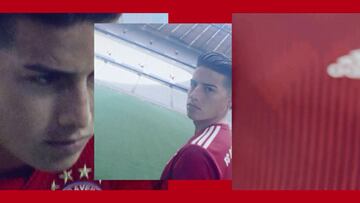 James protagoniza la campaña de la nueva camiseta de Bayern