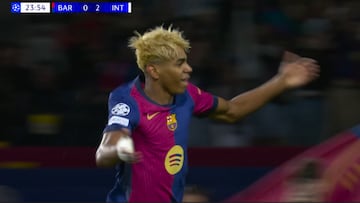 Historia de la Champions: Lamine Yamal marca el mejor gol del año con una jugada de otro planeta