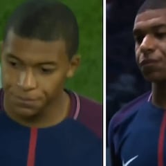¿Otro lío para Emery y el PSG?: así reaccionó Mbappé en el cambio