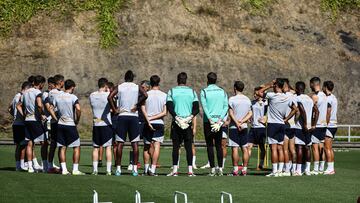 Entrenamiento de la Real Sociedad.