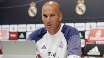 Zidane, en conferencia de prensa.