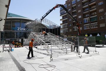 Ambiente de Champions en las calles de Madrid