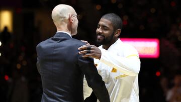 What did NBA commissioner Adam Silver say about his conversation with Nets star Kyrie Irving?