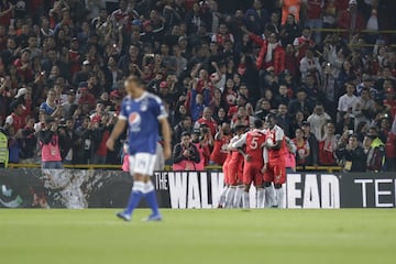 Con goles de Arango, Morelo y Rodríguez, Santa Fe venció a Millonarios en el segundo partido del Torneo Fox Sports que se disputa en el estadio El Campín.