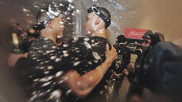 Así se vivió la celebración de los Yankees al ganar el Wild Card