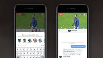Comenta en privado con amigos los vídeos del Real Madrid con Facebook Live