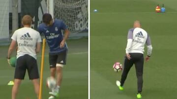 Zidane vs Zidane: ¿quién trata mejor a la pelota?