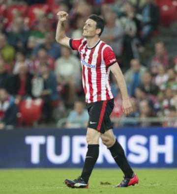 Gol 1-0 alegría de Aduriz