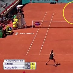 Dejó Madrid helado: el remate fatal de Muguruza para perder