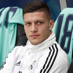 Jovic, en la recámara del Milán