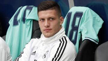 Jovic, en la recámara del Milán
