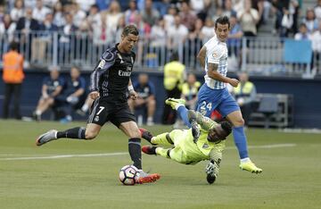 0-1. Cristiano Ronaldo marcó el primer gol.