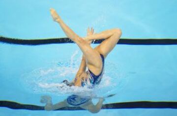 Kelley Kobler y Natalie Lubascher terminaron en la novena posición en la prueba de nado sincronizado categoría duetos. Consiguieron un puntaje de 74.800