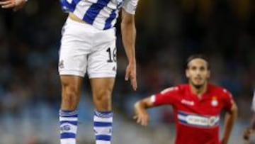 Sergio Canales en el partido contra la Real Sociedad