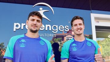 Valladolid 7/7/2025. Reconocimientos médicos jugadores primera platilla del Real Valladolid, Clínica PREVENGES. Stanko Juric, Tamás Nikitscher. Photogenic/Miguel Ángel Santos