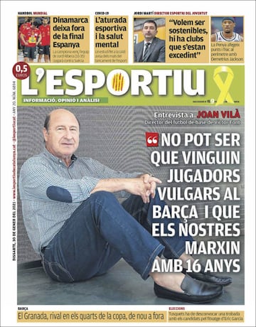 "Tridente 2021"... las portadas deportivas de hoy