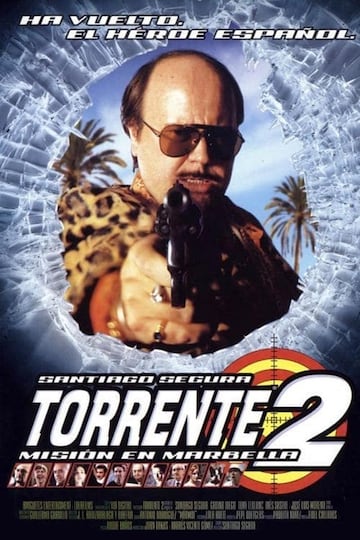 Dirigida por Santiago Segura y estrenada en 2001. La segunda parte de Torrente cuenta las aventuras de este peculiar personaje en la Costa del Sol. 