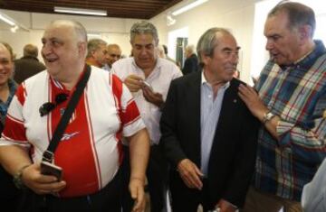 La exposición muestra la vinculación de San Lorenzo de El Escorial con el club rojiblanco a lo largo de la historia. Adelardo.