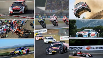 Gu&iacute;a para seguir todo el motor este fin de semana. Rallycross, MotoGP, WRC, MXGP, DTM, GT Open, Nascar, F3. 