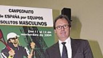 Agustín Pujol, ayer en Madrid.