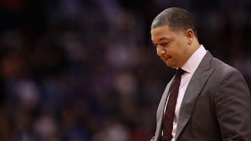 Tyronn Lue, durante un partido de la NBA con Cleveland Cavaliers